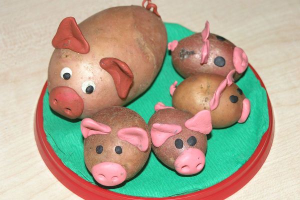 Поделки из овощей